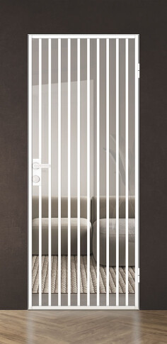 Межкомнатная дверь Спейс Апр 10 White - фото Межкомнатная дверь Спейс Апр 10 White - фото