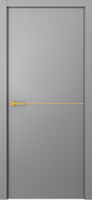 Межкомнатная дверь Avesta 1H Молдинг Золото Эмаль светло-серый - фото Межкомнатная дверь Avesta 1H Молдинг Золото Эмаль светло-серый - фото
