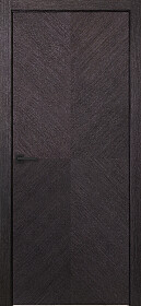 Межкомнатная дверь Лайнвуд 5 Чёрный абрикос - фото