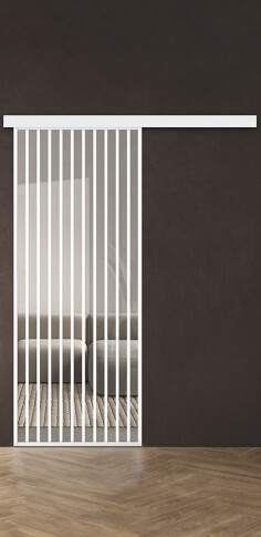 Межкомнатная дверь Спейс Ап 10 White - фото