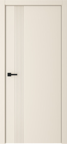 Межкомнатная дверь Прая Эмаль жемчуг - фото