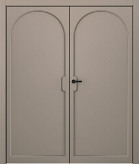 Дв.полотно Пвдгщ "Триумф 1" Эмаль Мокко 2,0-0,6 Распашная двойная