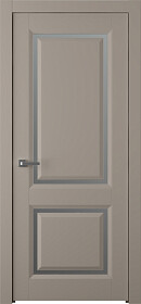 Межкомнатная дверь Платинум 2 Эмаль мокко - фото