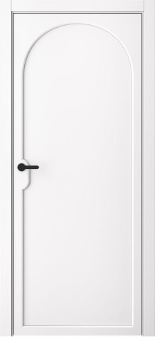 Межкомнатная дверь Триумф 1 Эмаль белый - фото