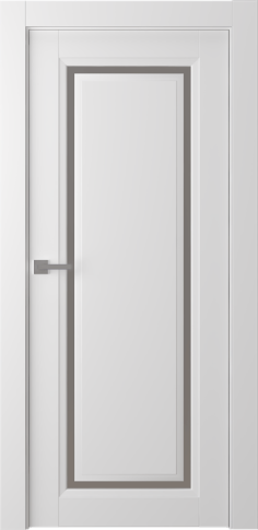 Межкомнатная дверь Аурум 1 Эмаль белый - фото Межкомнатная дверь Аурум 1 Эмаль белый - фото