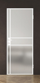 Межкомнатная дверь Спейс Апр 6 White - фото Межкомнатная дверь Спейс Апр 6 White - фото