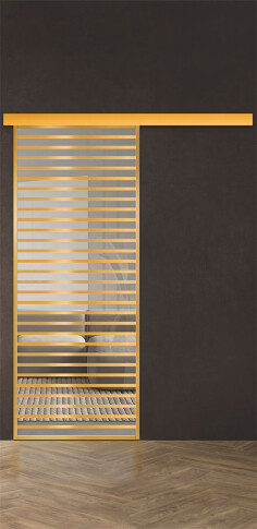 Межкомнатная дверь Спейс Ап 11 Gold - фото