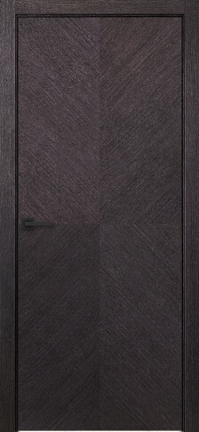 Межкомнатная дверь Лайнвуд 5 Чёрный абрикос - фото