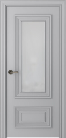 Межкомнатная дверь Палаццо 2 Эмаль пепельный - фото