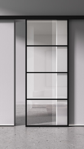 Межкомнатная дверь Спейс Ап 3 Black - фото