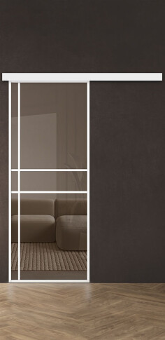 Межкомнатная дверь Спейс Ап 6 White - фото