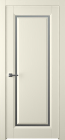 Межкомнатная дверь Платинум 1 Эмаль шампань - фото