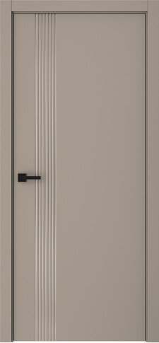 Межкомнатная дверь Прая Эмаль мокко - фото