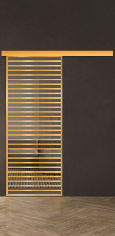 Межкомнатная дверь Спейс Ап 11 Gold - фото