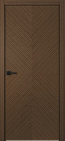 Межкомнатная дверь Лайнвуд 5 Орех - фото