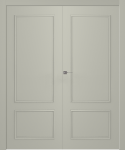 Межкомнатная дверь Ламира 2 Эмаль шёлк Двойная - фото