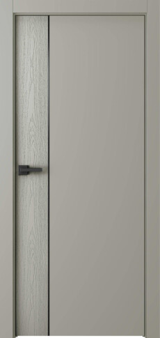 Межкомнатная дверь Вега 1 Молдинг Черный Эмаль шёлк - фото Межкомнатная дверь Вега 1 Молдинг Черный Эмаль шёлк - фото