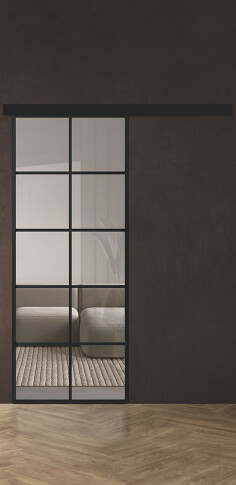 Межкомнатная дверь Спейс Ап 9 Black - фото