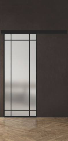 Межкомнатная дверь Спейс Ап 8 Black - фото