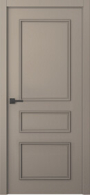 Межкомнатная дверь Ламира 3 Эмаль мокко - фото Межкомнатная дверь Ламира 3 Эмаль мокко - фото