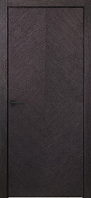 Межкомнатная дверь Лайнвуд 6 Чёрный абрикос - фото