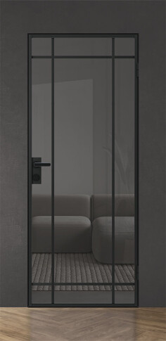 Межкомнатная дверь Спейс Апр 8 Black - фото