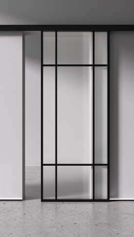 Межкомнатная дверь Спейс Ап 7 Black - фото