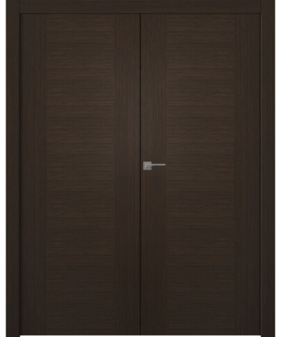Межкомнатная дверь Лайнвуд Люкс Венге Двойная - фото Межкомнатная дверь Лайнвуд Люкс Венге Двойная - фото