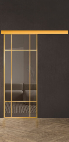 Межкомнатная дверь Спейс Ап 7 Gold - фото