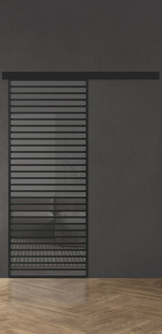 Межкомнатная дверь Спейс Ап 11 Black - фото