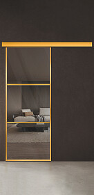 Межкомнатная дверь Спейс Ап 2 Gold - фото
