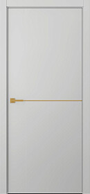 Межкомнатная дверь Avesta 1H Молдинг Золото Эмаль пепельный - фото Межкомнатная дверь Avesta 1H Молдинг Золото Эмаль пепельный - фото