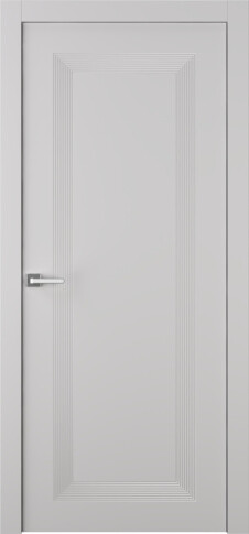 Межкомнатная дверь Либра 1 Эмаль пепельный - фото