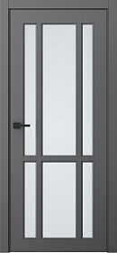 Межкомнатная дверь Нео 2 Эмаль графит - фото
