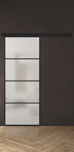 Межкомнатная дверь Спейс Ап 3 Black - фото Межкомнатная дверь Спейс Ап 3 Black - фото