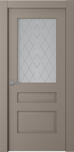 Межкомнатная дверь Роялти Эмаль мокко - фото