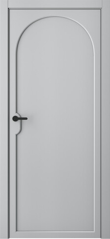 Межкомнатная дверь Триумф 1 Эмаль светло-серый - фото