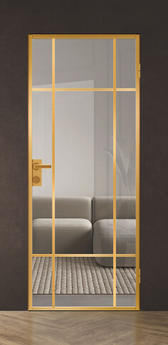 Межкомнатная дверь Спейс Апр 7 Gold - фото
