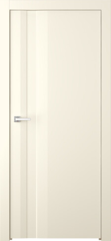 Межкомнатная дверь Слайд Эмаль шампань - фото