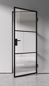 Межкомнатная дверь Спейс Апр 2 Black - фото