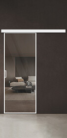 Межкомнатная дверь Спейс Ап 1 White - фото