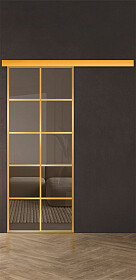 Межкомнатная дверь Спейс Ап 9 Gold - фото