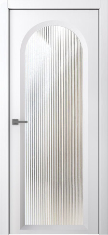 Межкомнатная дверь Аргентум 1E Эмаль белый - фото