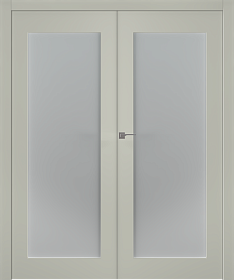 Межкомнатная дверь Кремона 1 Эмаль шёлк Двойная - фото