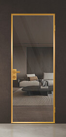 Межкомнатная дверь Спейс Апр 1 Gold - фото