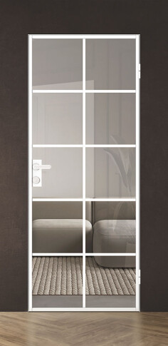 Межкомнатная дверь Спейс Апр 9 White - фото Межкомнатная дверь Спейс Апр 9 White - фото