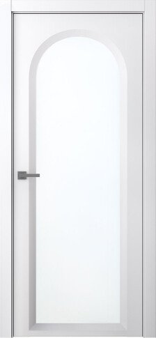 Межкомнатная дверь Аргентум 1E Эмаль белый - фото