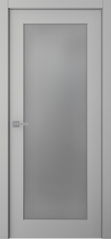 Межкомнатная дверь Стелла 1 Эмаль пепельный - фото