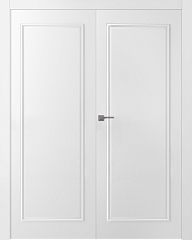 Дв.полотно Пвдгщ "Ламира 1" Эмаль Белый 2,2-0,6 Smartcore Распашная двойная