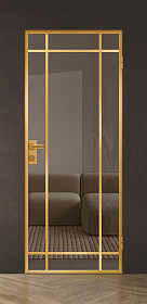 Межкомнатная дверь Спейс Апр 8 Gold - фото